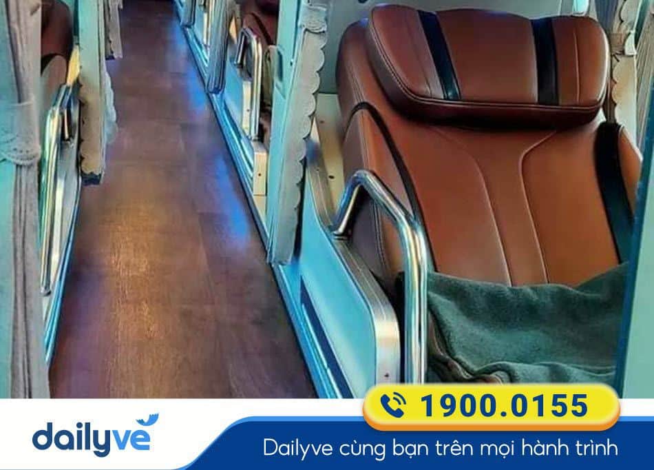 Nội thất xe Limousine 34 phòng của nhà xe Hưng Thịnh