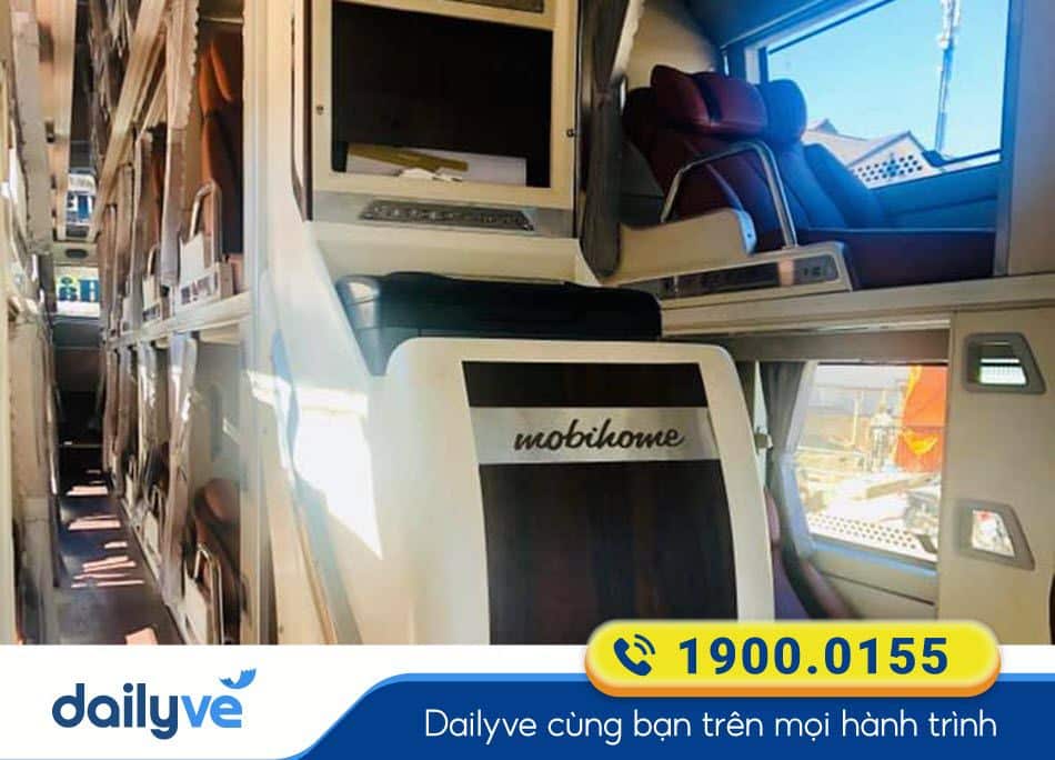 Nội thất xe Limousine 34 phòng sang trọng của nhà xe Phúc Hải Limousine