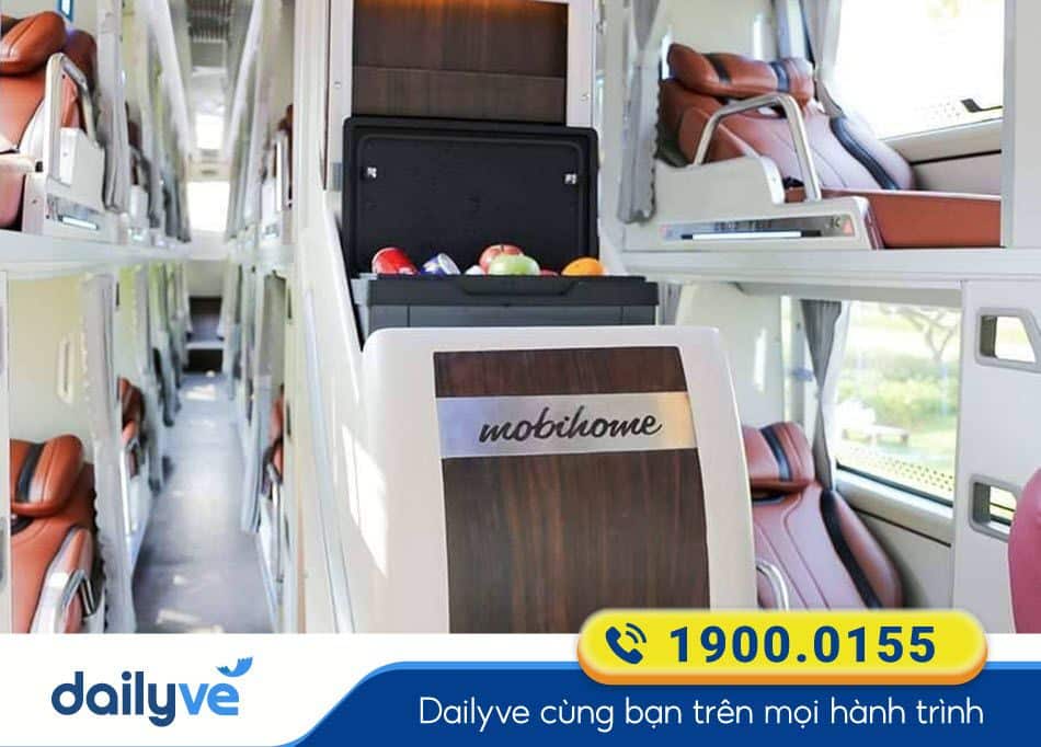 Nội thất xe Limousine 34 phòng của nhà xe Phúc Yên