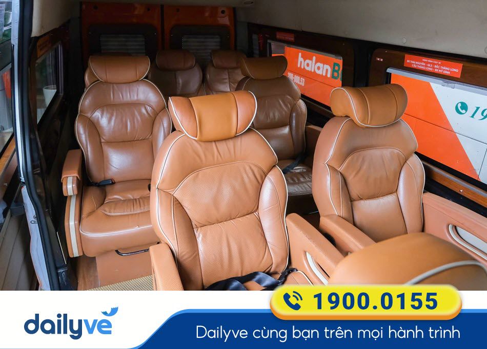 Dòng xe ghế Limousine 9 chỗ của nhà xe Hà Lan