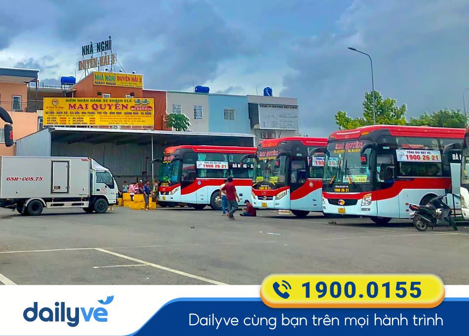 Phòng vé nhà xe Mai Quyên tại Hà Tiên - Kiên Giang