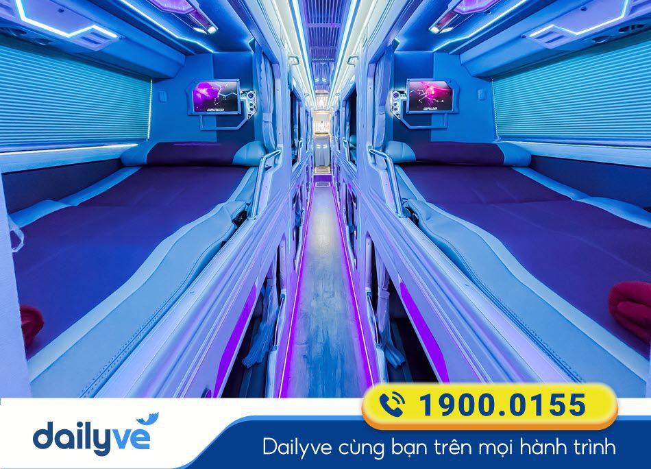 Tiện nghi hiện đại xe Limousine 20 phòng Vip của nhà xe Sao Việt Lào Cai