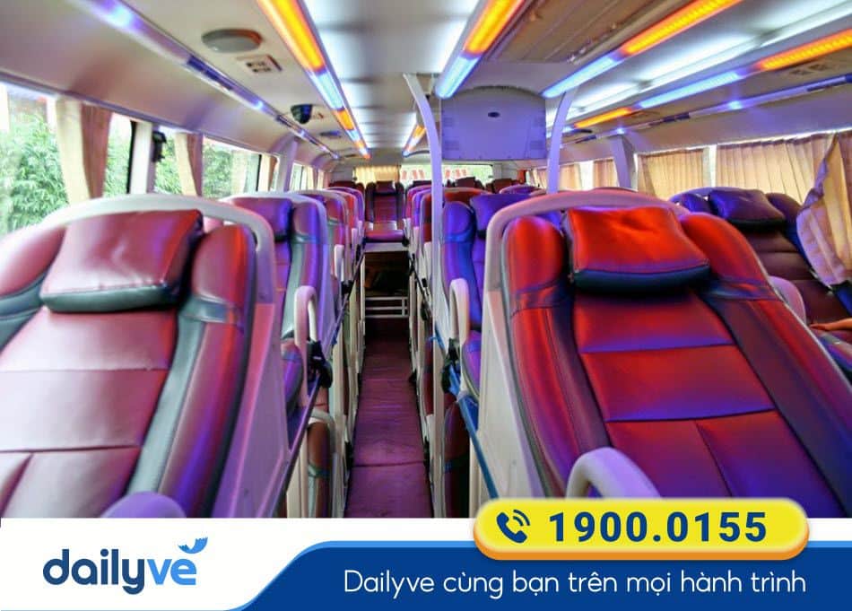 Tiện ích xe giường nằm chất lượng cao của nhà xe Thọ Mười