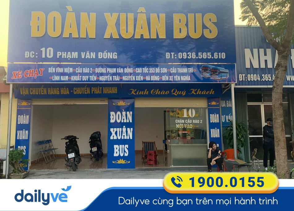 Văn phòng xe khách Đoàn Xuân tại Hải Phòng