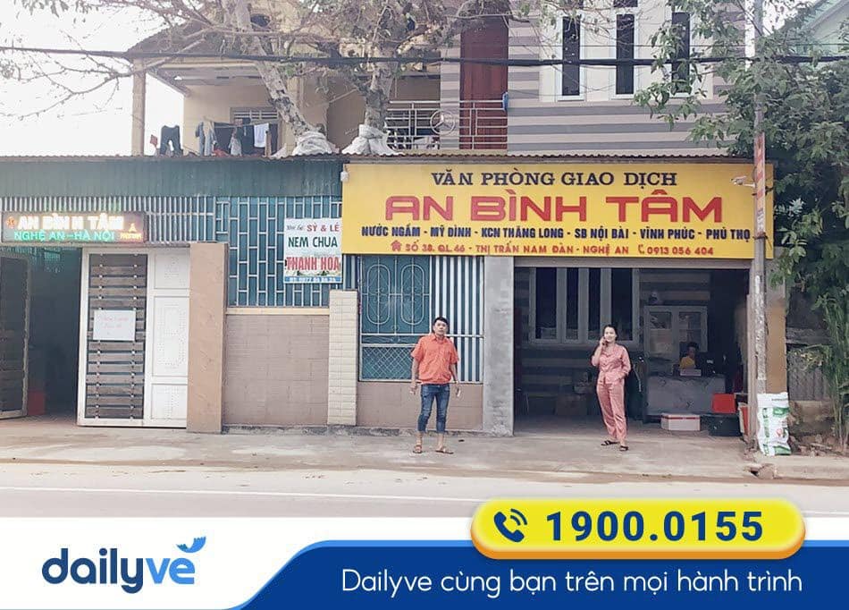 Văn phòng nhà xe An Bình Tâm tại Nghệ An