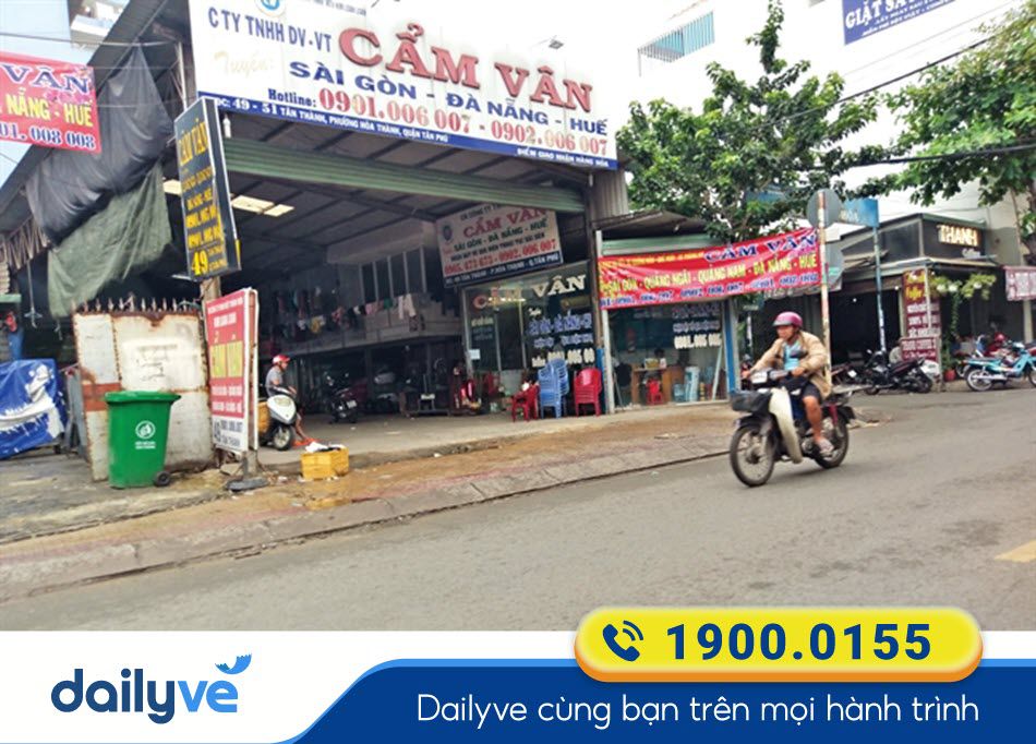 Địa chỉ nhà xe Cẩm Vân Sài Gòn