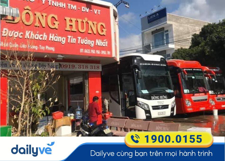 Địa chỉ văn phòng xe Đông Hưng Liên Hương - Bình Thuận