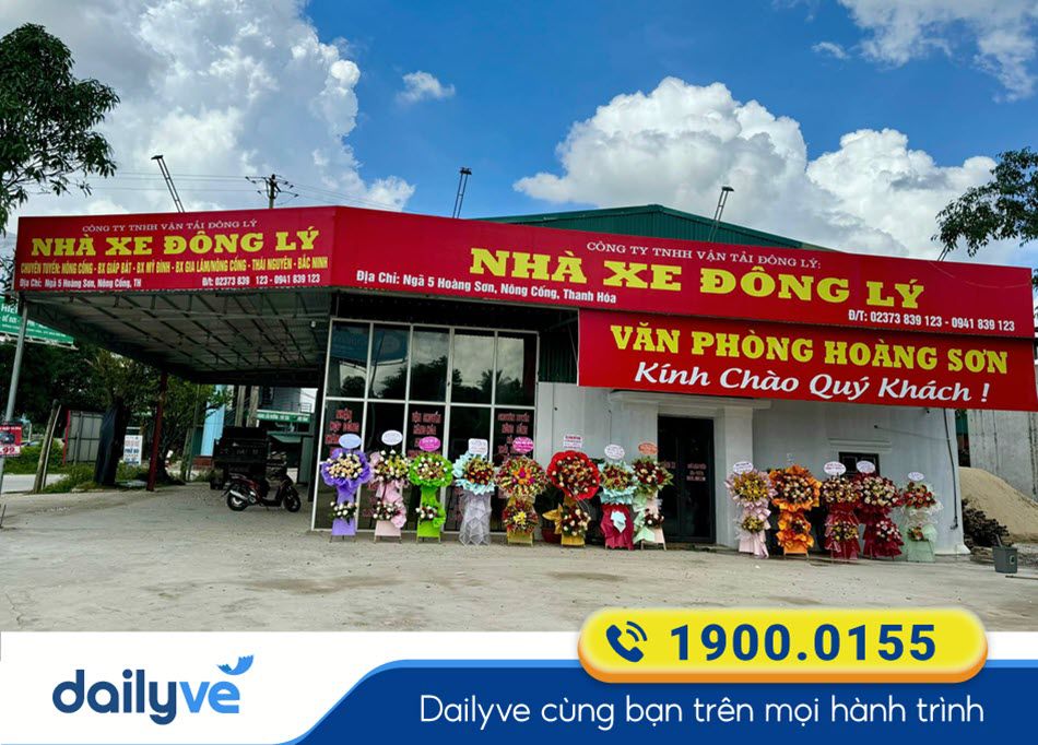 Văn phòng nhà xe Đông Lý tại Thanh Hóa