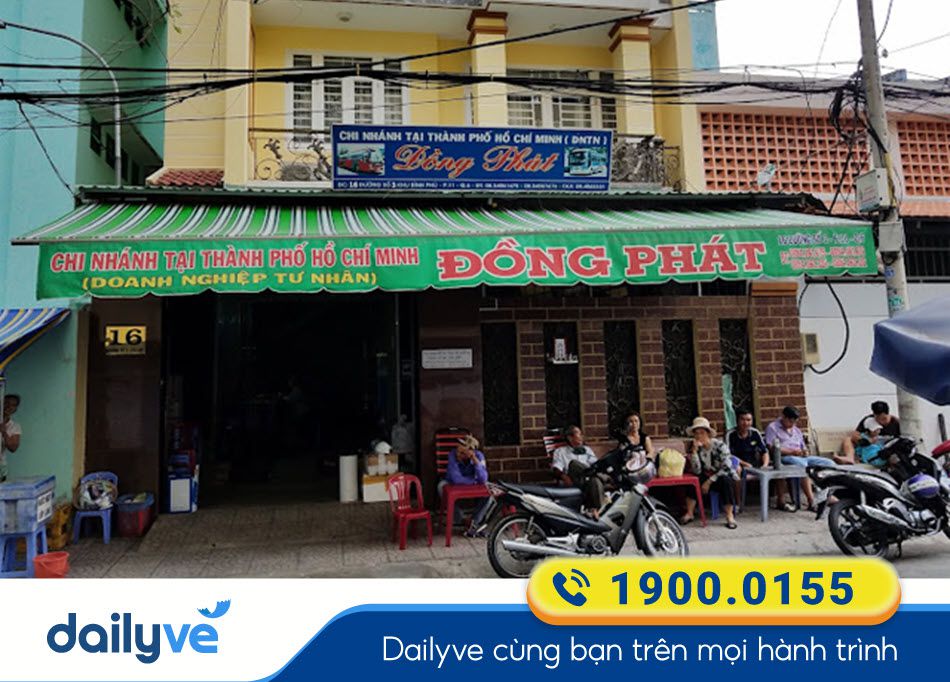 Văn phòng nhà xe Đồng Phát tại Sài Gòn