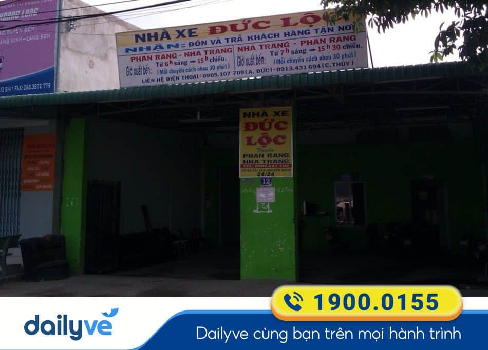 Văn phòng nhà xe Đức Lộc tại Phan Rang