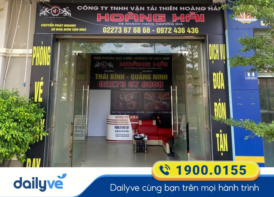 Văn phòng nhà xe Hoàng Hải Limousine tại Thái Bình