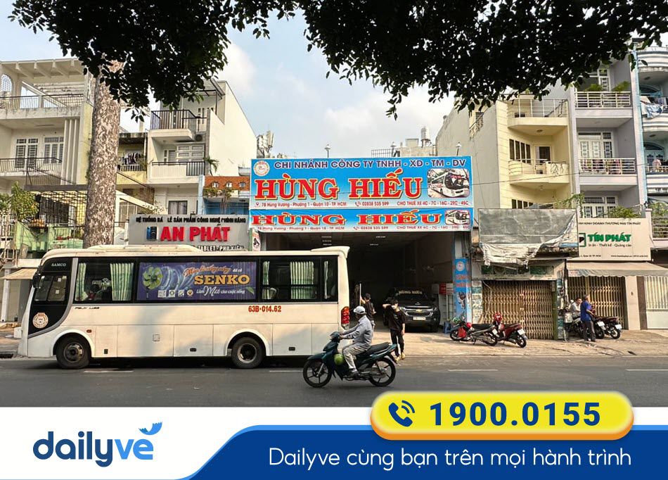 Địa chỉ nhà xe Hùng Hiếu Thành phố Hồ Chí Minh