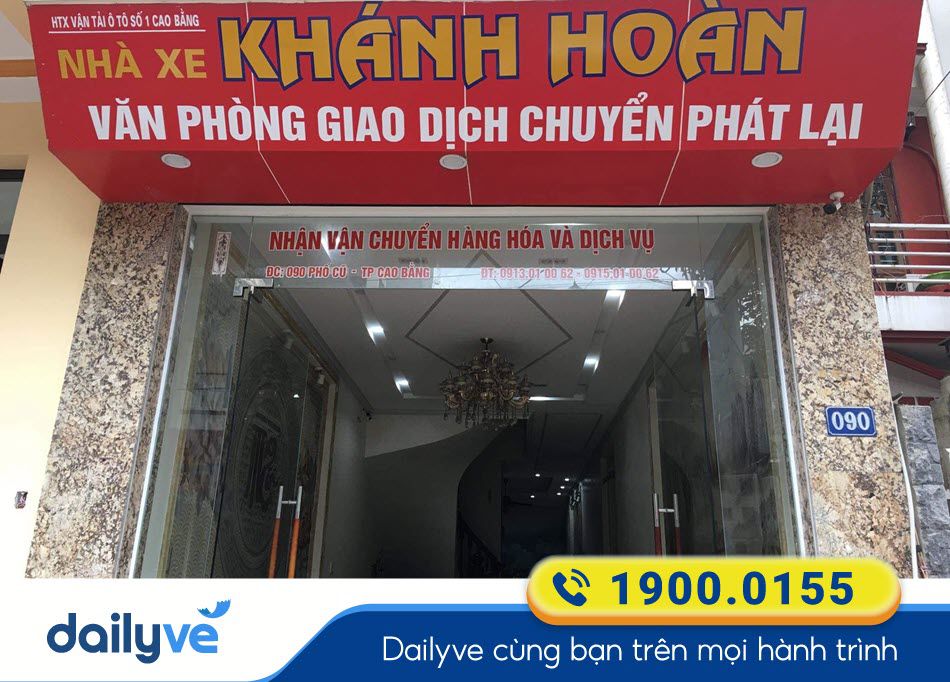 Văn phòng nhà xe Khánh Hoàn tại Cao Bằng