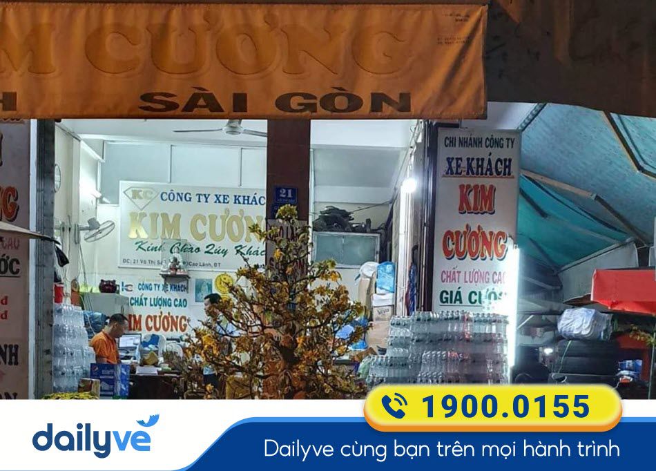 Văn phòng xe Kim Cương thành phố Hồ Chí Minh