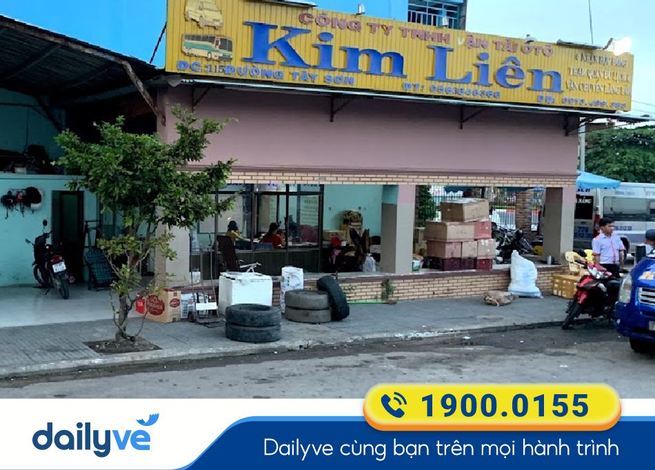 Văn phòng nhà xe Kim Liên tại Quy Nhơn - Bình Định