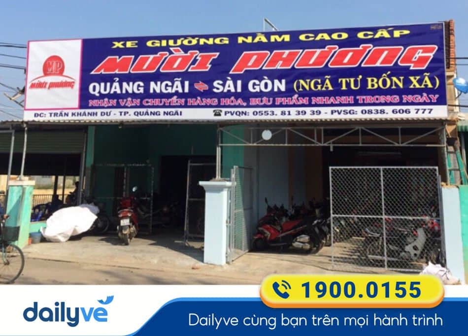 Phòng vé xe Mười Phương Tp Quảng Ngãi