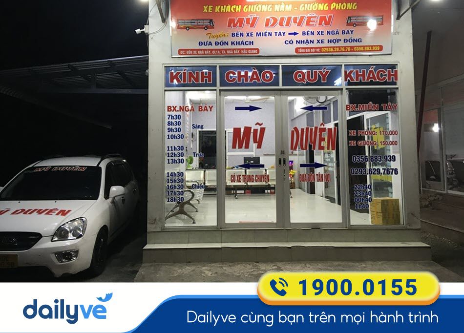 Văn phòng vé của xe Mỹ Duyên Trần Đề - Sóc Trăng