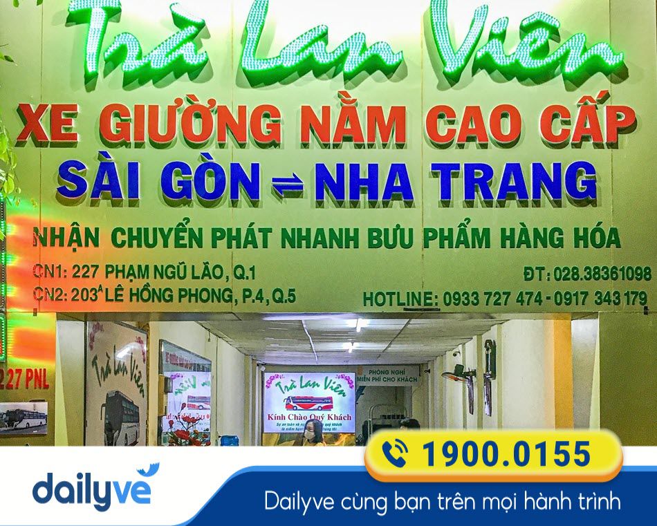 Văn phòng xe Trà Lan Viên Sài Gòn