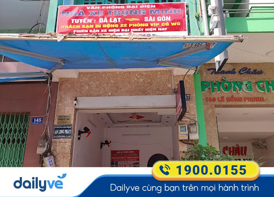 Văn phòng nhà xe Trọng Minh tại Đà Lạt