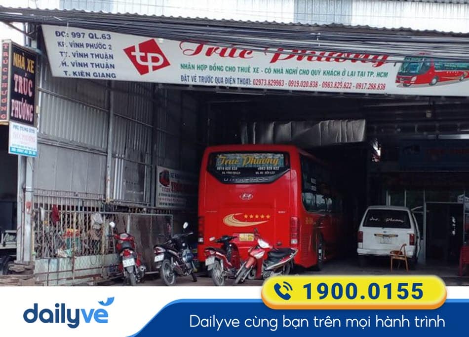 Phòng vé nhà xe Trúc Phương tại Kiên Giang