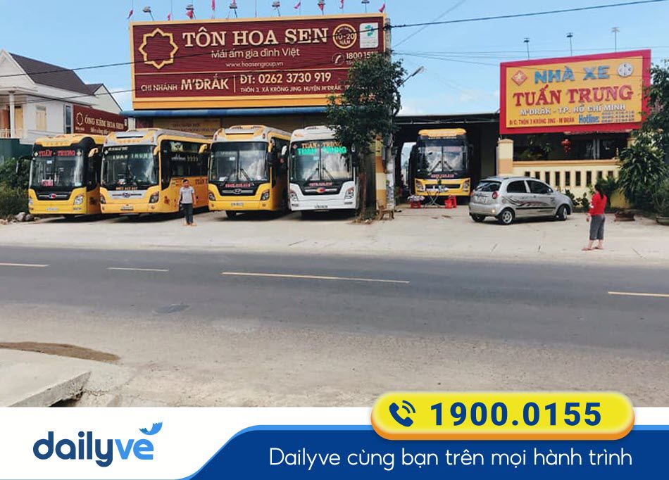 Văn phòng nhà xe Tuấn Trung tại Đắk Lắk