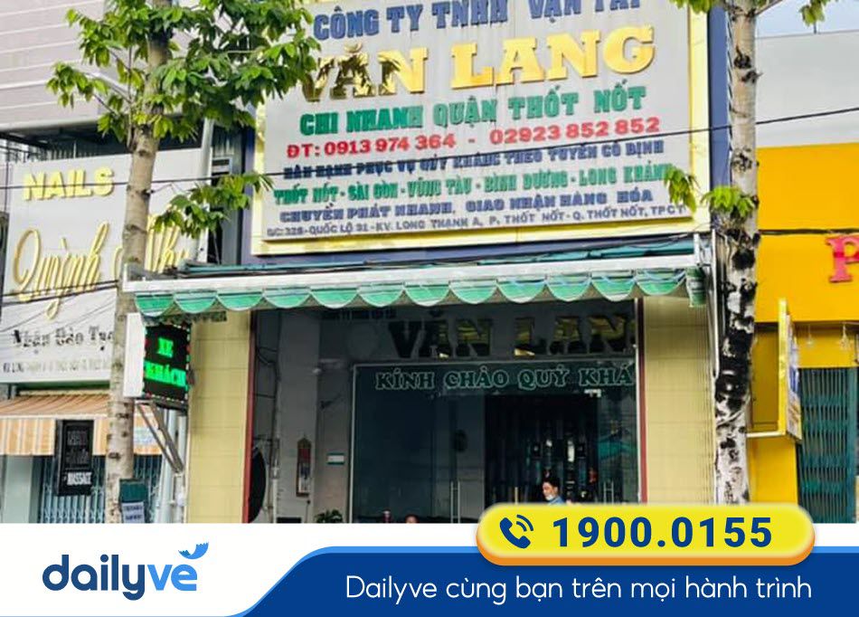 Văn phòng nhà xe Văn Lang tại Cần Thơ