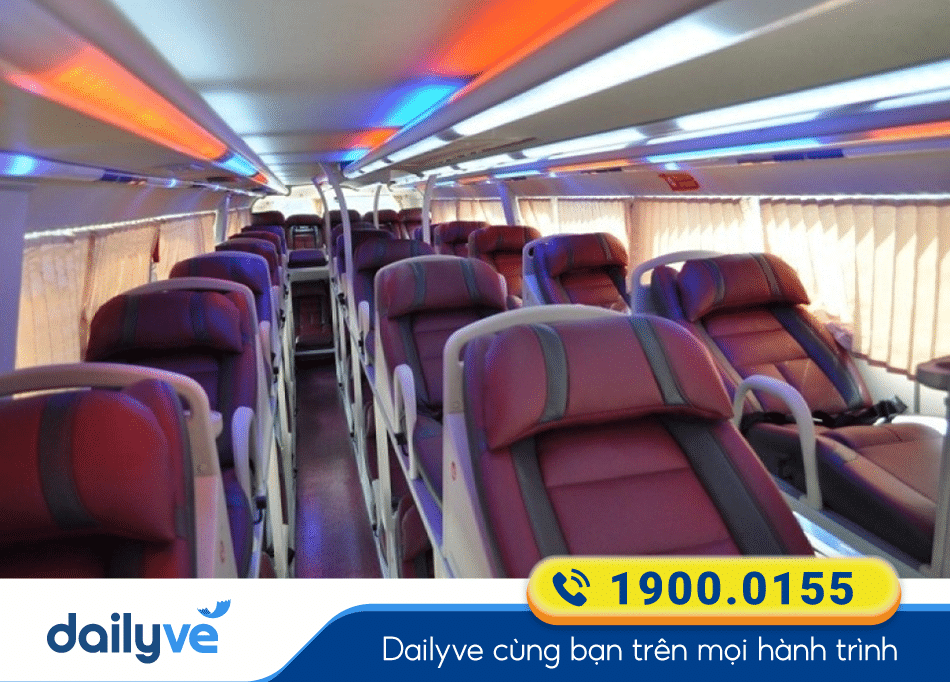 Dòng xe giường nằm 40 chỗ của xe Đoàn Xuân đi Hải Phòng Hà Nội