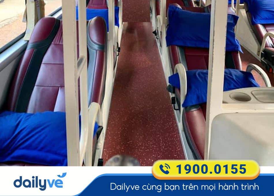 Dòng xe giường nằm 40 chỗ của nhà xe Phúc Hải đi Đà Lạt