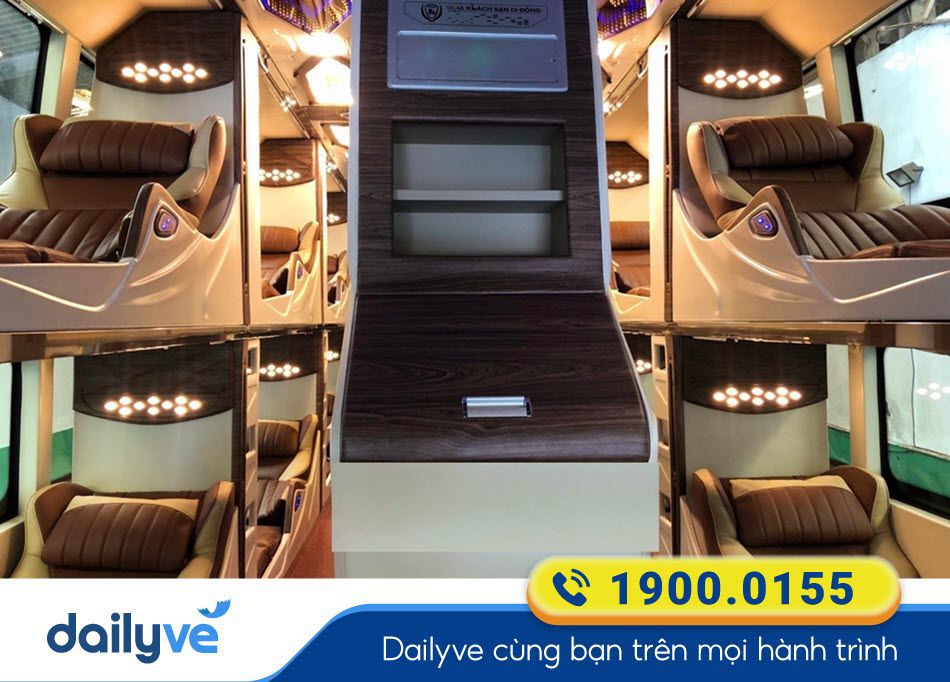 Dòng xe Limousine 22 phòng của xe Tuấn Hiệp Cà Mau