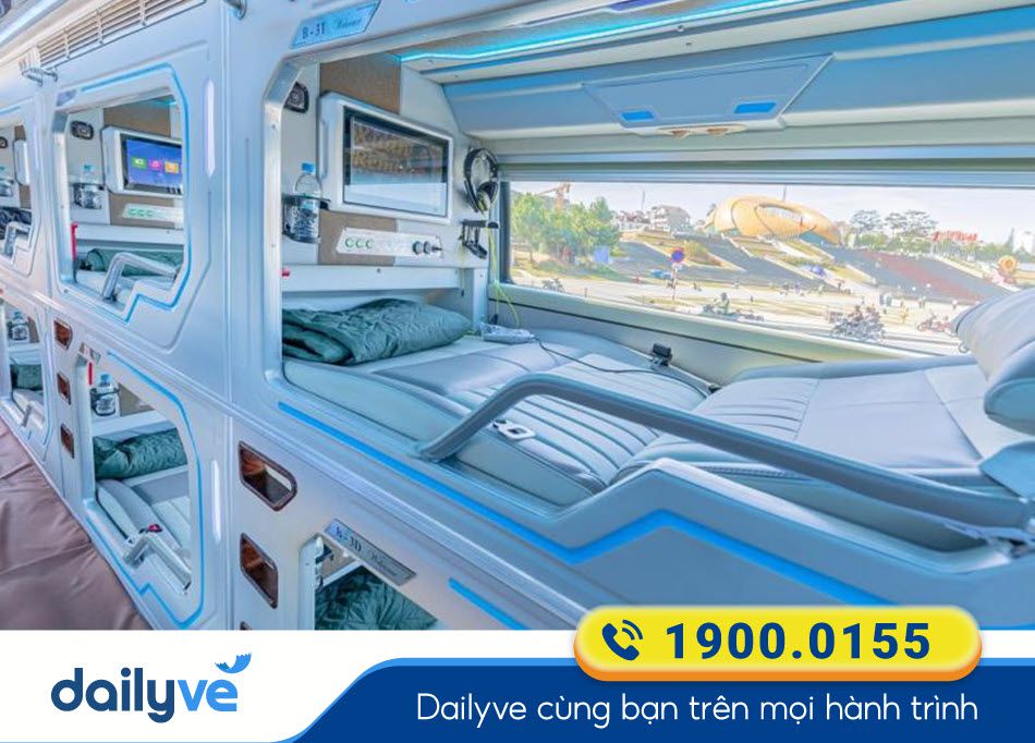 Xe Limousine 24 phòng đôi của nhà xe Khiêm Oanh