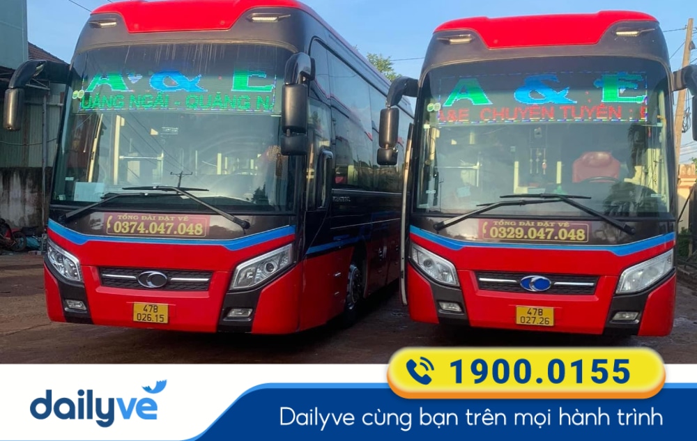 Nhà xe A&E tuyến Đà Nẵng đi Gia Lai
