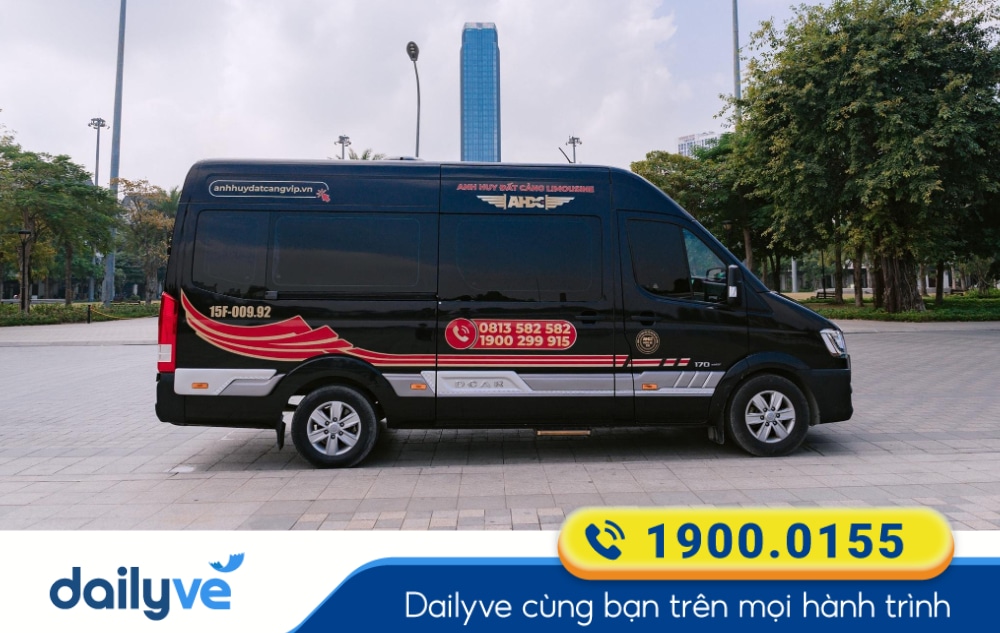 Nhà xe Anh Huy Đất Cảng tuyến Hải Phòng đi Hà Nội