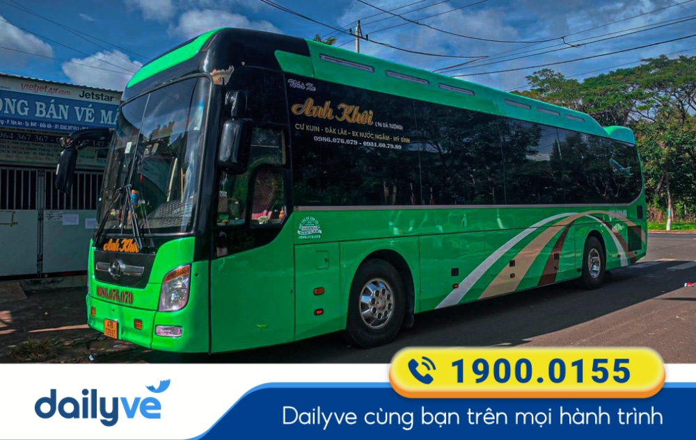 Nhà xe Anh Khôi tuyến Hà Nội đi Buôn Ma Thuột Đắk Lắk