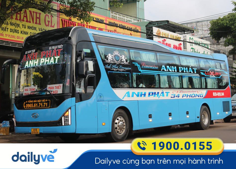 Nhà xe Anh Phát Bình Thuận - Gia Lai