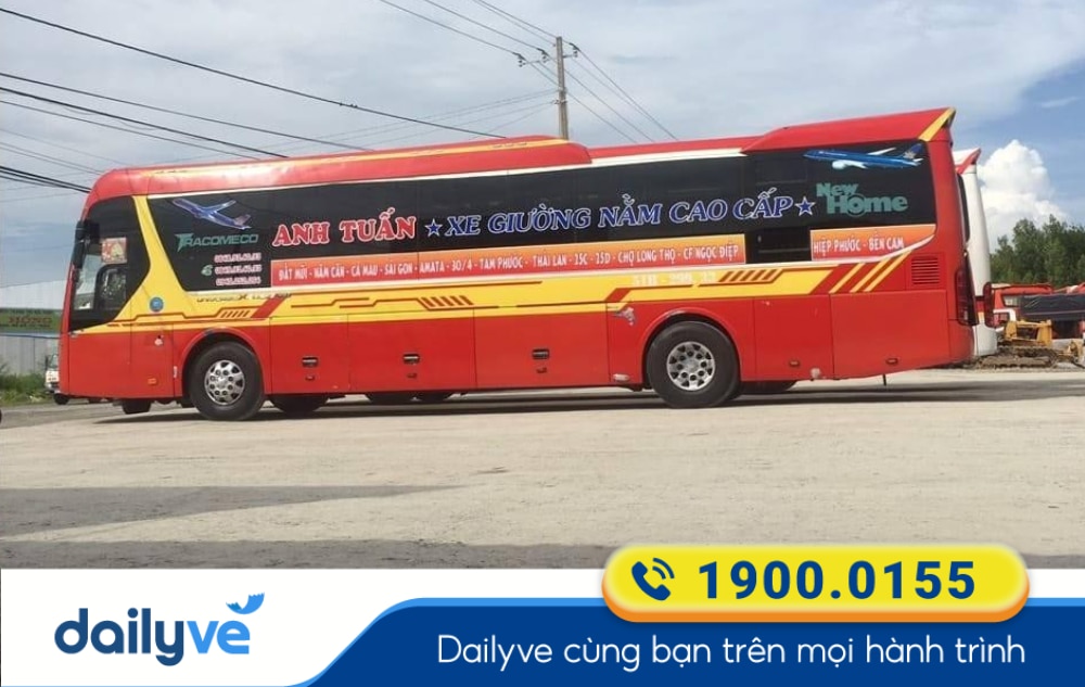 Nhà xe Anh Tuấn tuyến Cần Thơ đi Sài Gòn