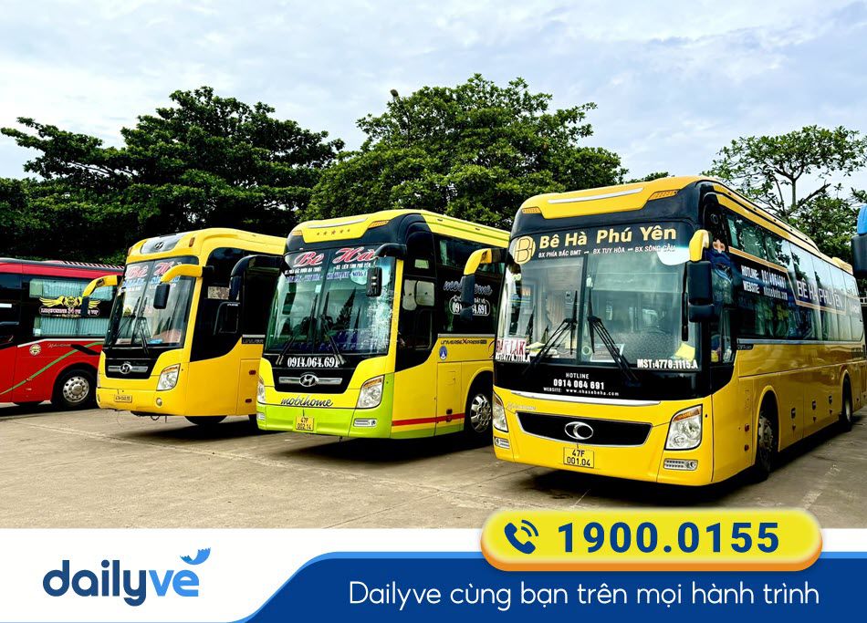 Nhà xe Bê Hà Phú Yên đi Đắk Lắk