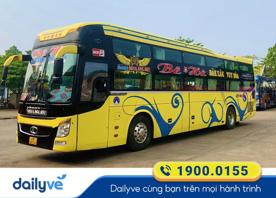 Nhà xe Bê Hà Đắk Lắk đi Phú Yên