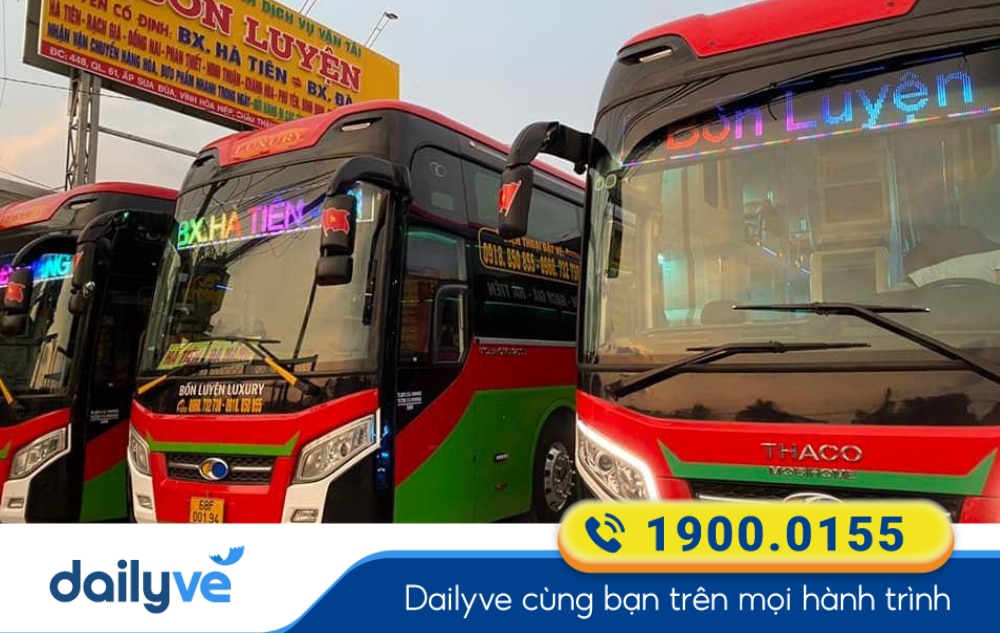 Nhà xe Bốn Luyện Express tuyến Sài Gòn đi Quảng Ngãi