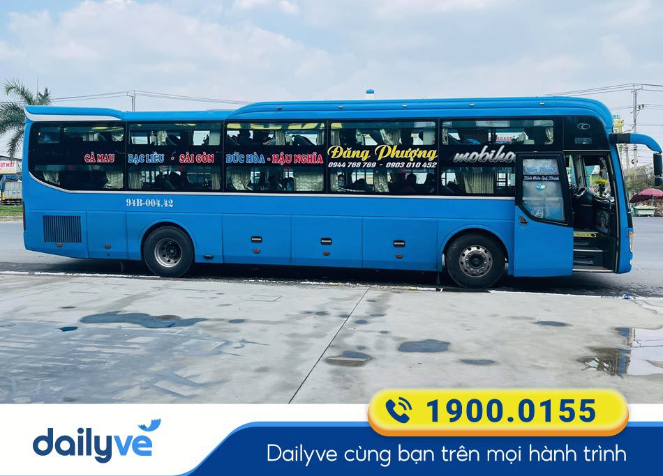 Nhà xe Đăng Phượng Cà Mau đi Sài Gòn