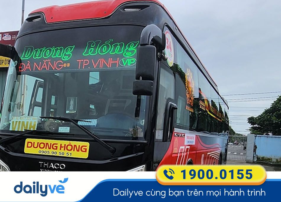 Nhà xe Dương Hồng Đà Nẵng đi Vinh