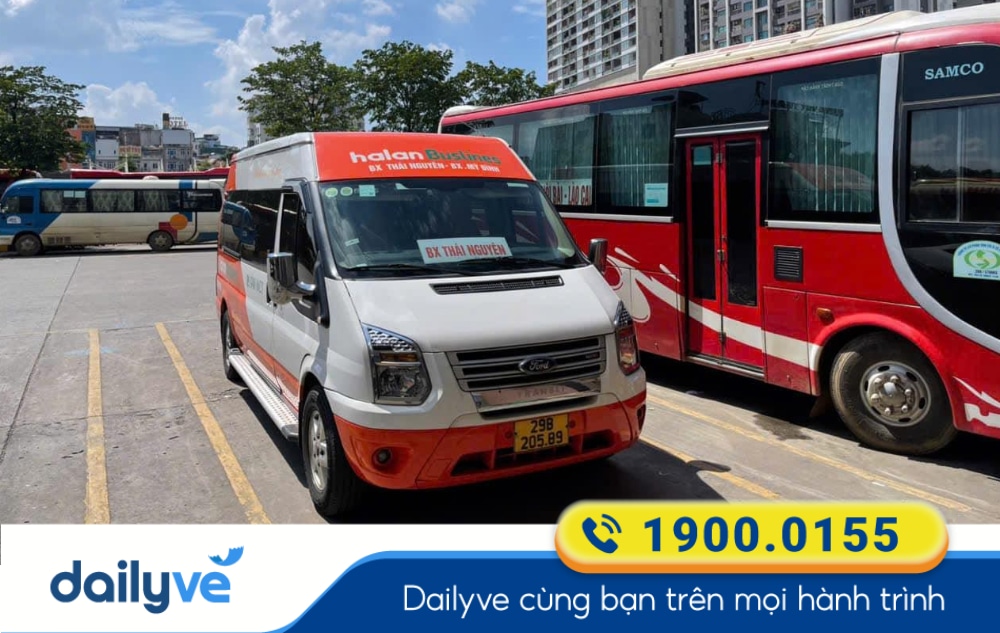 Nhà xe Halan Busline tuyến Hà Nội đi Thái Nguyên