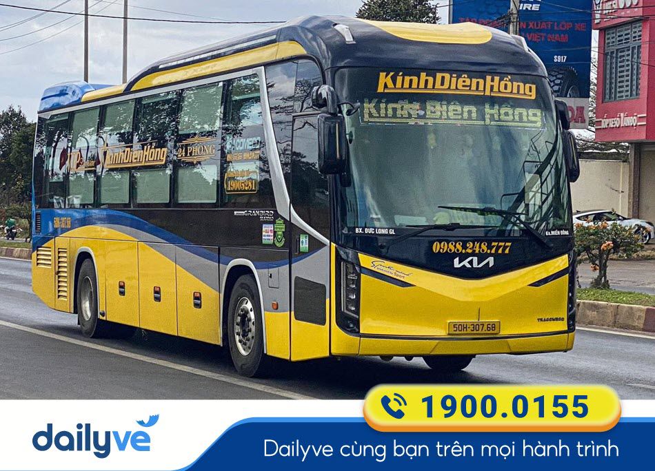 Nhà xe Kính Diên Hồng Gia Lai đi Sài Gòn