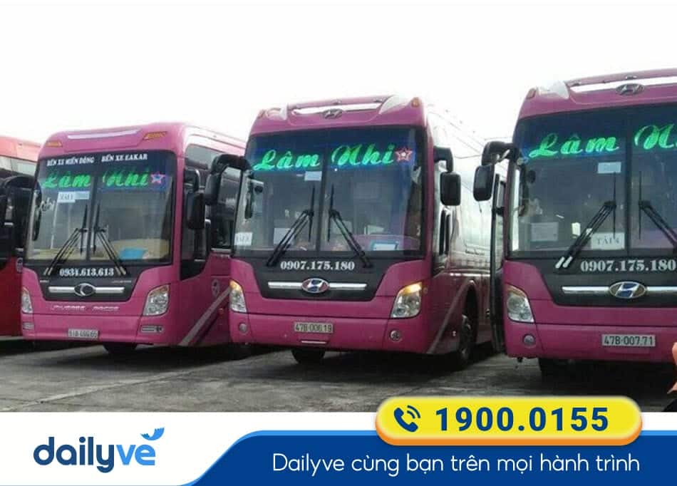 Nhà xe Lâm Nhi Đắk Lắk - Sài Gòn