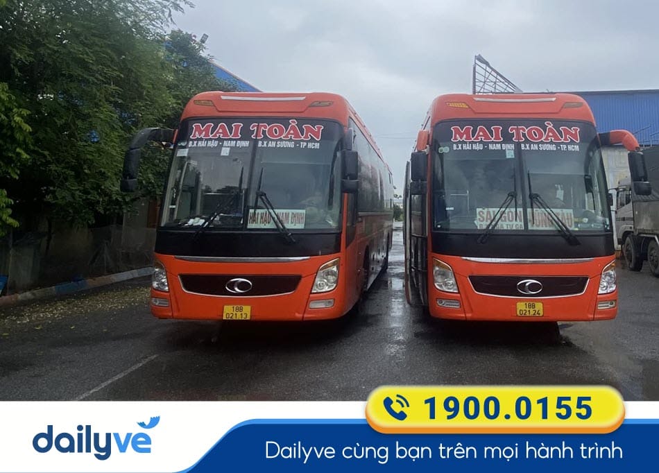 Nhà xe Mai Toàn Nam Định đi Vũng Tàu