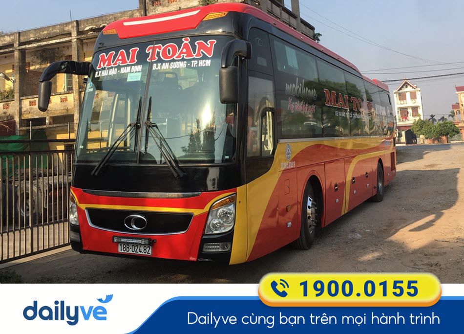 Nhà xe Mai Toàn Sài Gòn đi Nam Định