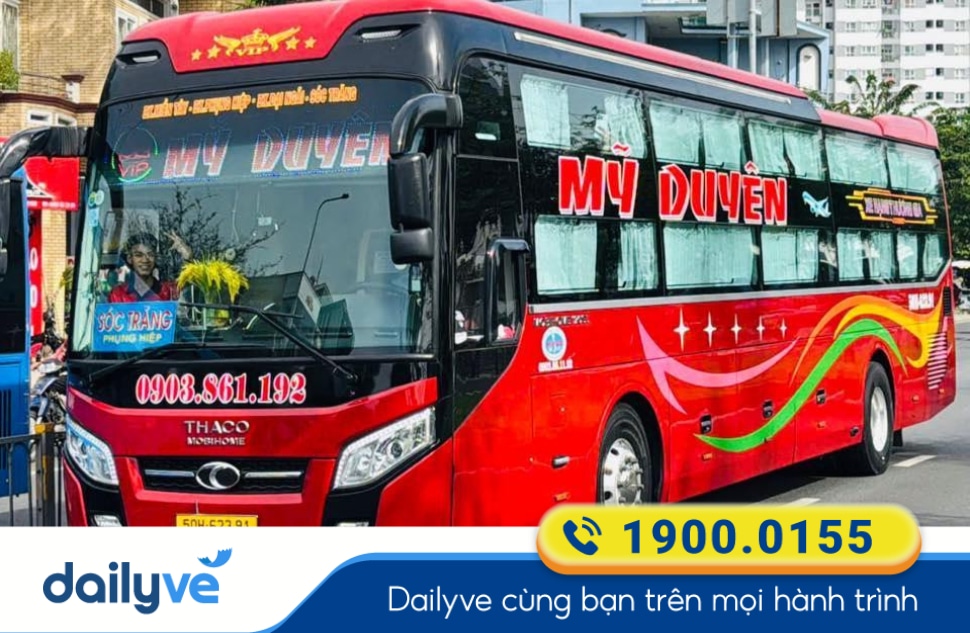 Nhà xe Mỹ Duyên tuyến Sài Gòn đi Sóc Trăng