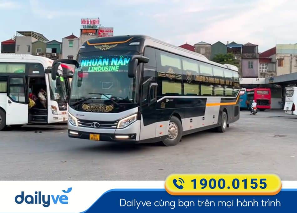 Nhà xe Nhuận Năm đi Nghệ An từ Hà Nội