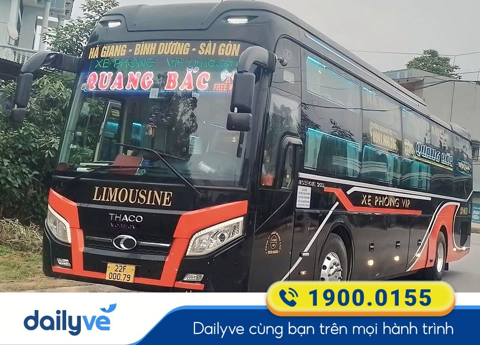 Nhà xe Quang Bắc Hà Giang - Sài Gòn