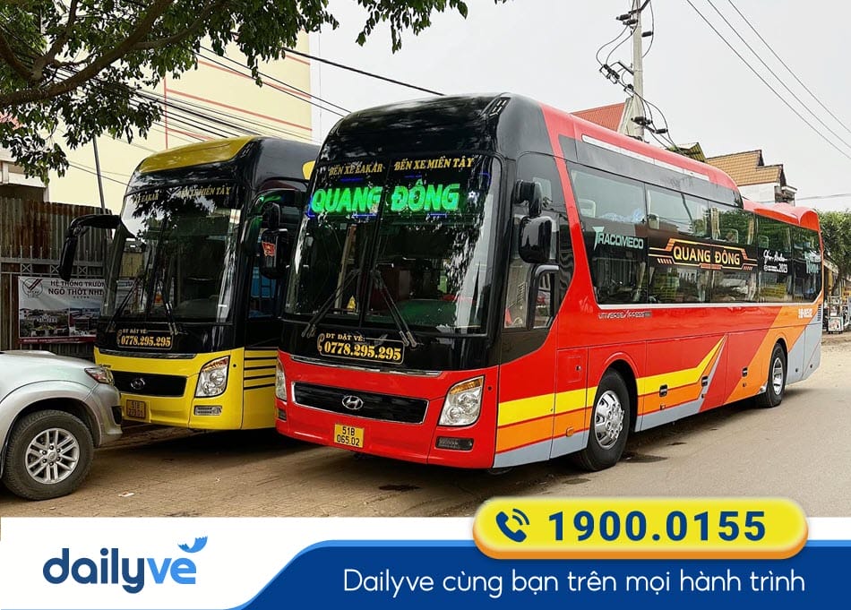 Nhà xe Quang Đông Đắk Lắk đi Sài Gòn