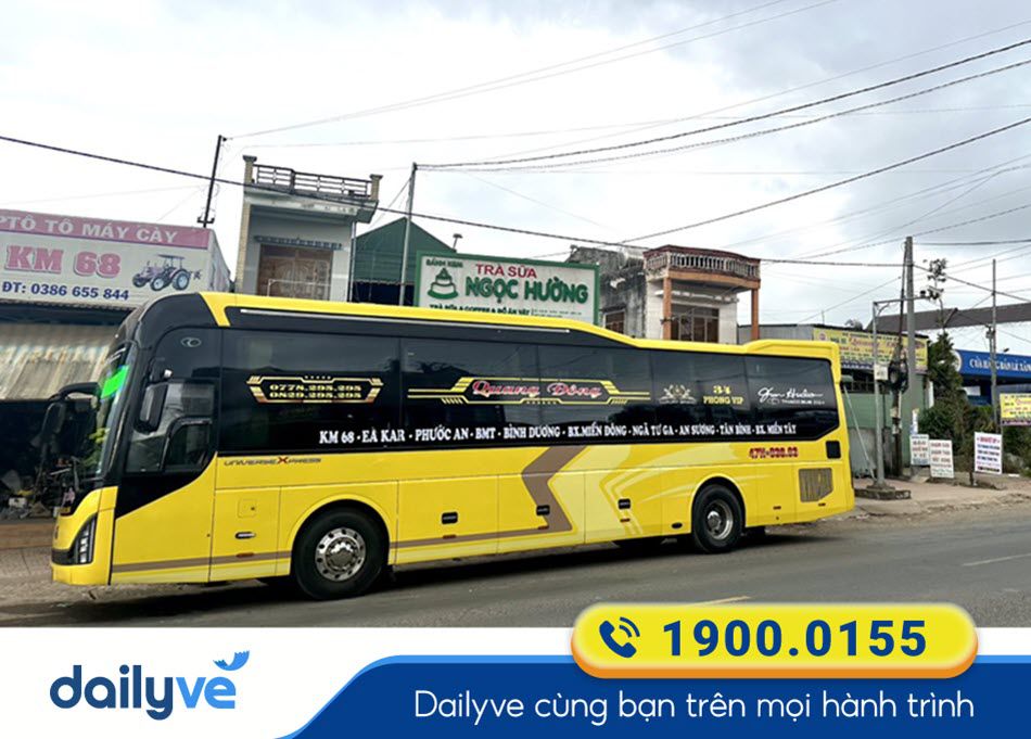 Nhà xe Quang Đông Sài Gòn đi Đắk Lắk